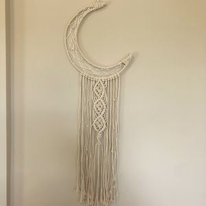 Moon dream catcher macrame